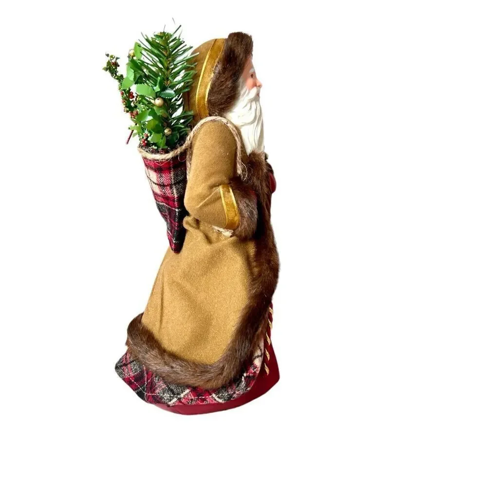NIB Hallmark Keepsake Father Christmas Santa Table Decor Figurine Joanne Eschric